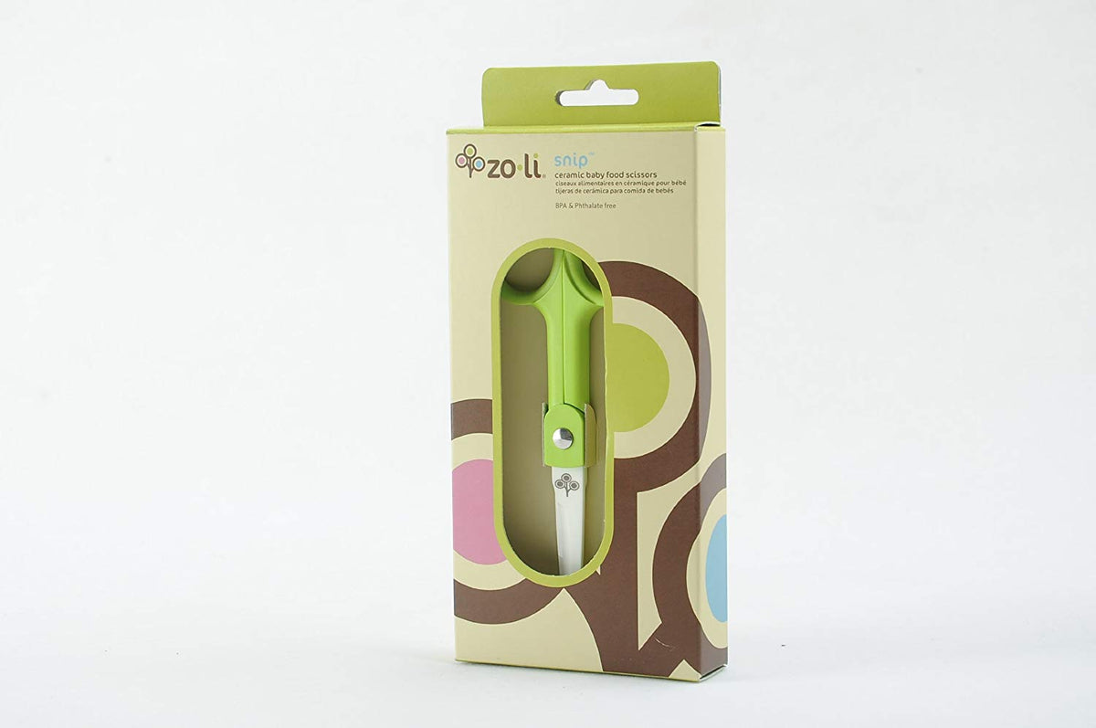 Zoli Snip Ceramic Food Scissors - Sage Green